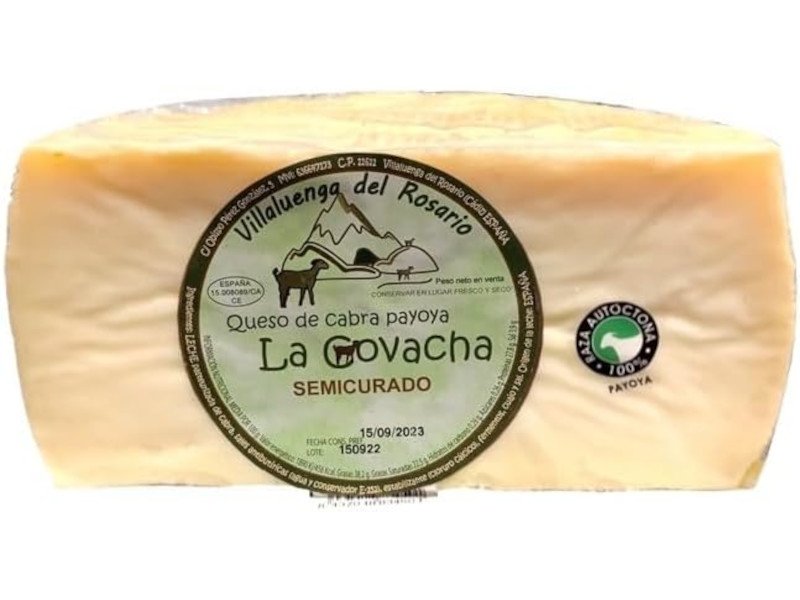 Queso semicurado de Cabra Payoya, La Covacha